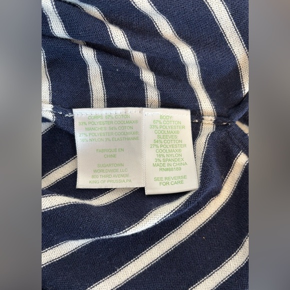 Lilly Pulitzer ELBA COOLMAX SWEATER IN TRUE NAVY , sz small - Picture 9 of 9